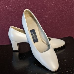 White pumps
